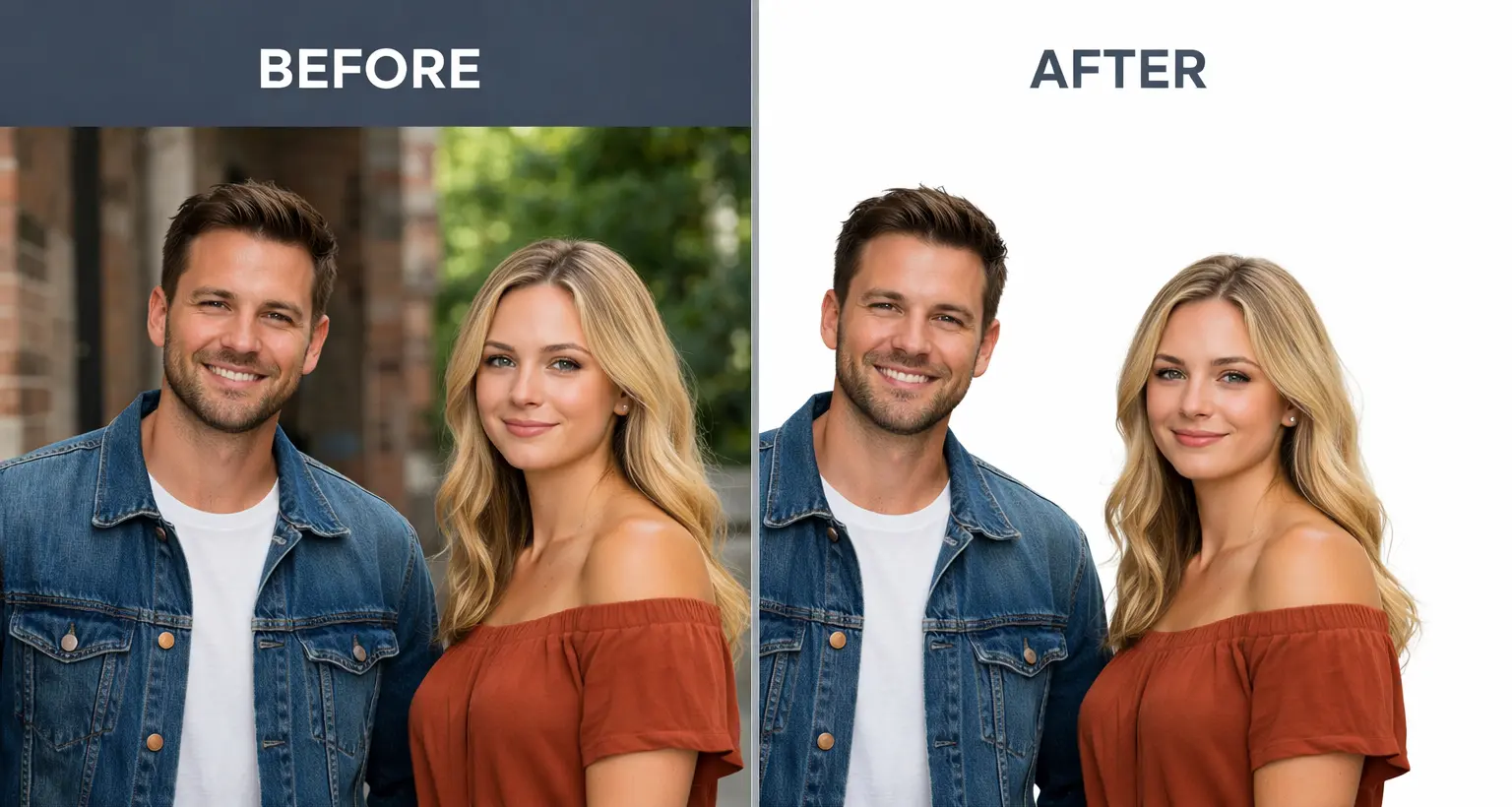 Clean Cut Profile Photos with Transparent Backgrounds