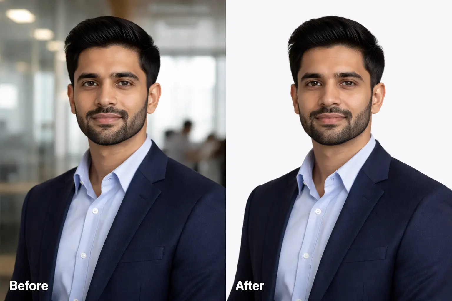 Professional LinkedIn Profile Photo Cleanup